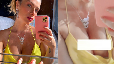 Giovanna Ewbank pagando peitinho no Instagram